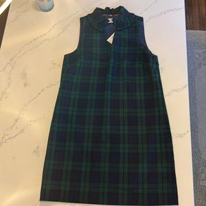 Vineyard Vines Blackwatch plaid ruffle dress NWT size 8